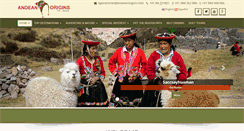 Desktop Screenshot of andeanorigins.com